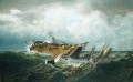 Shipwreck Off Nantucket Stiefel Seestück William Bradford